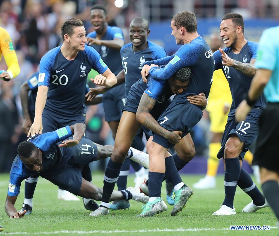 (SP)RUSSIA-MOSCOW-2018 WORLD CUP-FINAL-FRANCE VS CROATIA