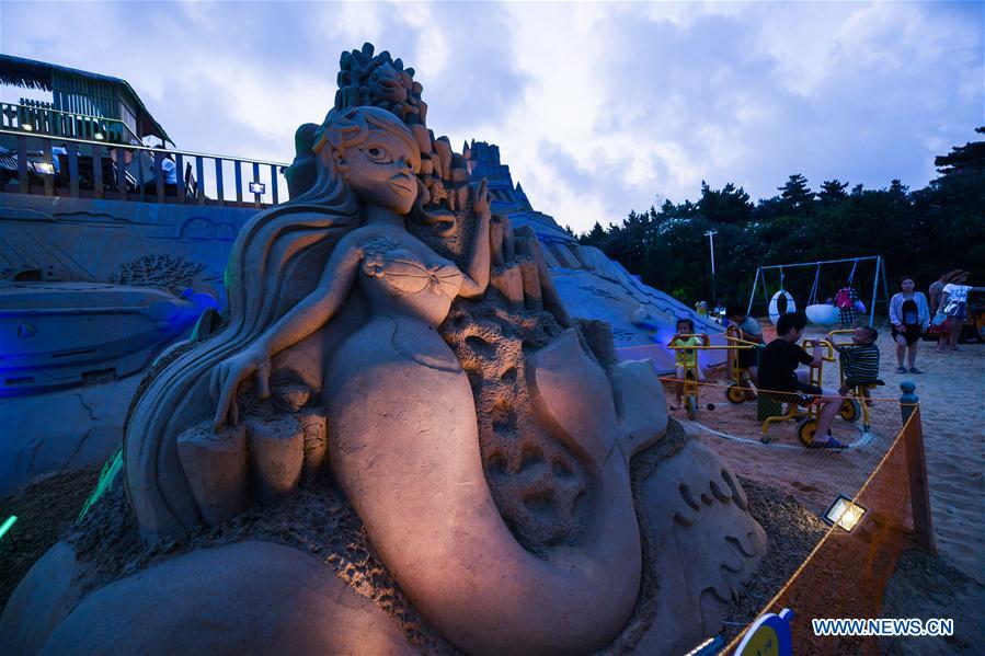 CHINA-ZHEJIANG-SAND SCULPTURE-FESTIVAL (CN)