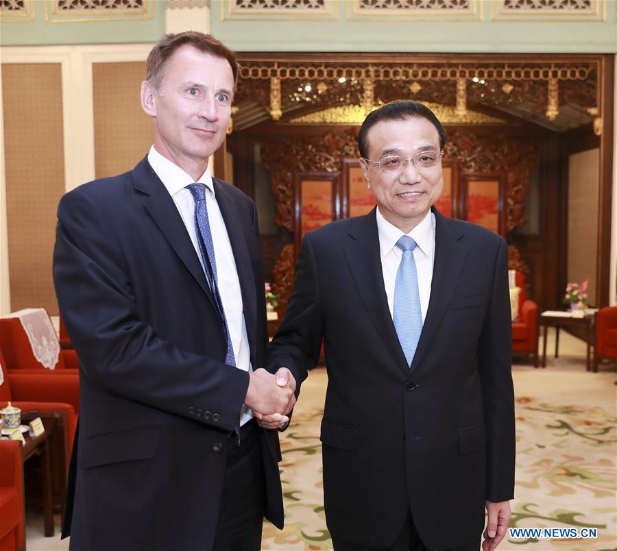 CHINA-BEIJING-LI KEQIANG-BRITISH FOREIGN SECRETARY-MEETING (CN)