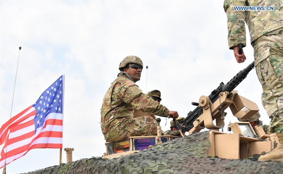 GEORGIA-TBILISI-MILITARY DRILL-NOBLE PARTNER 2018