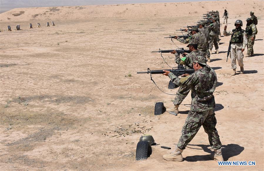 AFGHANISTAN-BALKH-MILITARY TRAINING