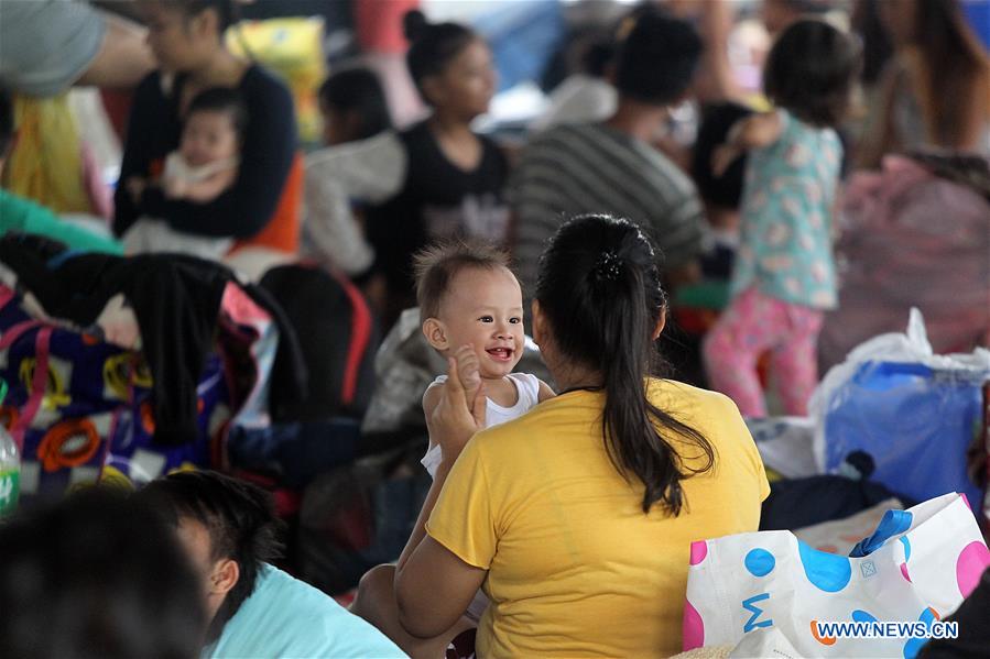 PHILIPPINES-RIZAL-EVACUATION CENTER