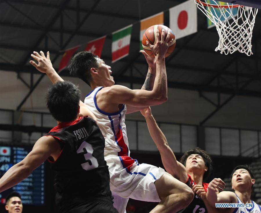 (SP)INDONESIA-JAKARTA-ASIAN GAMES-BASKETBALL-CHINESE TAIPEI VS JAPAN