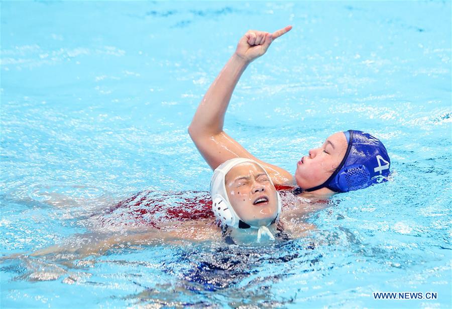 (SP)INDONESIA-JAKARTA-ASIAN GAMES-WATER POLO-CHINA VS JAPAN