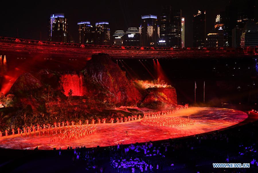 (SP)INDONESIA-JAKARTA-ASIAN GAMES-OPENING CEREMONY