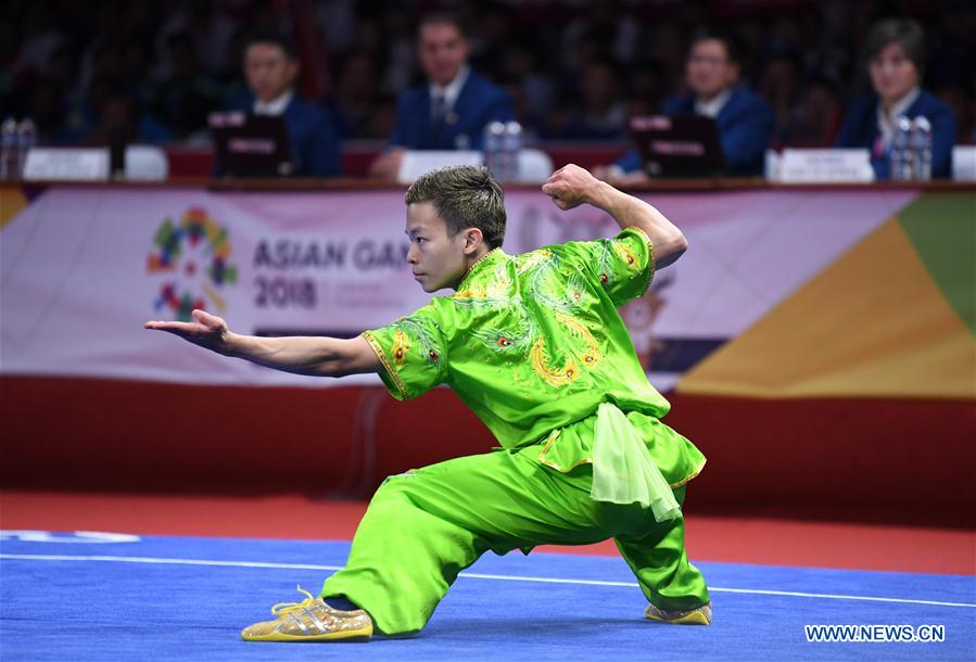 (SP)INDONESIA-JAKARTA-ASIAN GAMES-WUSHU-MEN’S CHANGQUAN