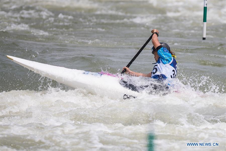 (SP)INDONESIA-WEST JAVA-ASIAN GAMES-WOMEN'S CANOE SINGLE