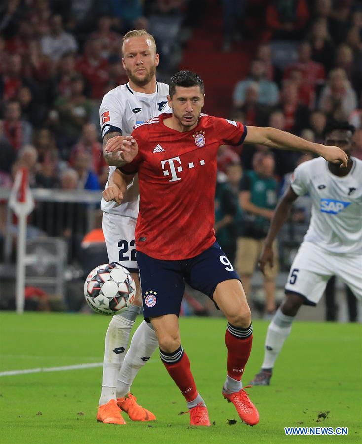 (SP)GERMANY-MUNICH-SOCCER-BUNDESLIGA-BAYERN MUNICH VS HOFFENHEIM