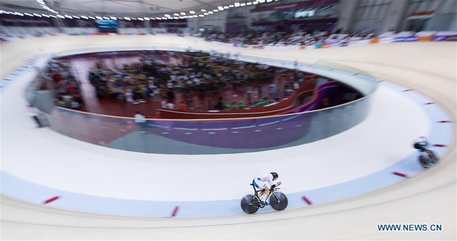 (SP)INDONESIA-JAKARTA-ASIAN GAMES-CYCLING TRACK-MEN'S 4000M INDIVIDUAL PURSUIT