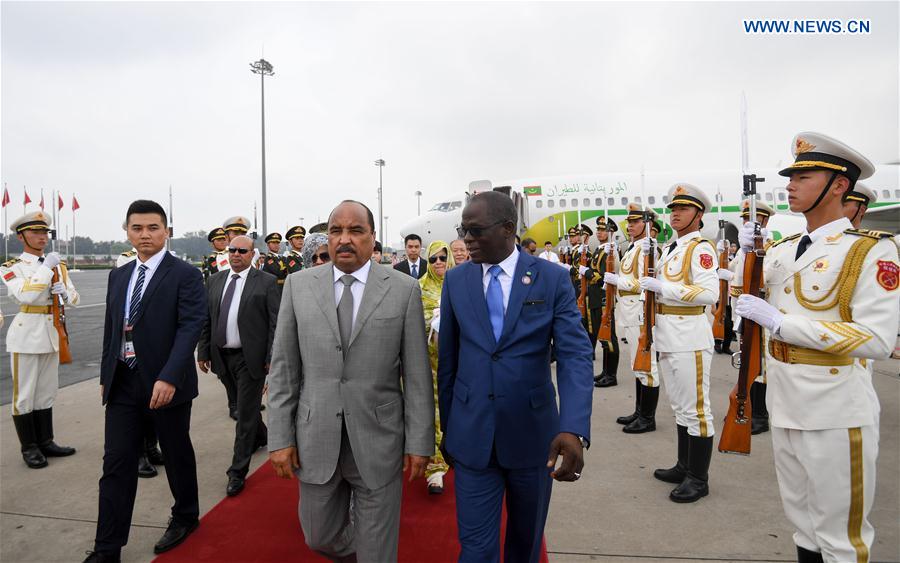 CHINA-BEIJING-MAURITANIA-PRESIDENT-ARRIVAL (CN)