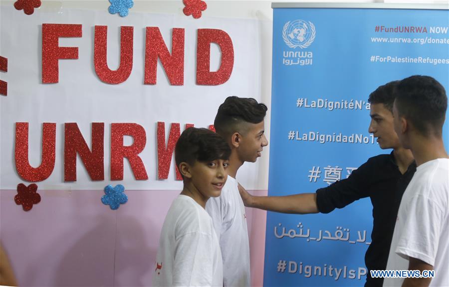 LEBANON-BEIRUT-UNRWA SCHOOL-FIRST DAY