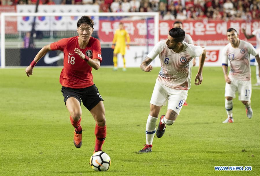 (SP)SOUTH KOREA-SUWON-SOCCER-FRIENDLY MATCH-SOUTH KOREA VS CHILE