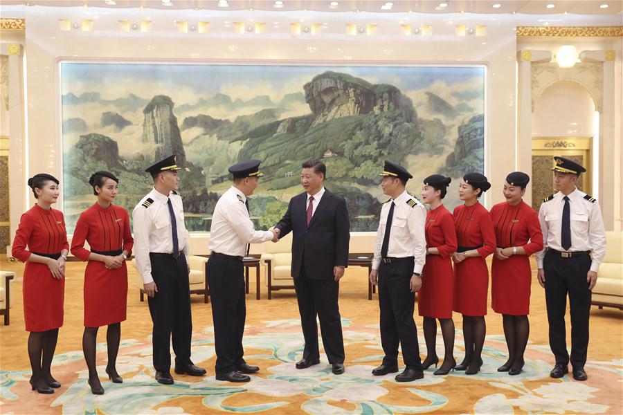 CHINA-BEIJING-XI JINPING-CABIN CREW (CN)