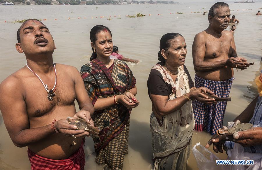 INDIA-KOLKATA-MAHALAYA RITUALS