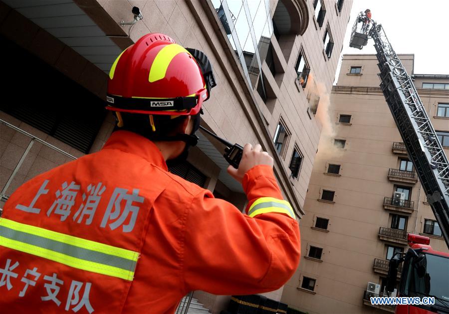 CHINA-SHANGHAI-RESCUE DRILL (CN)