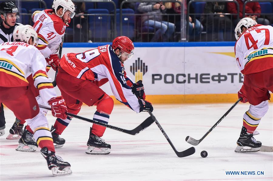 (SP)RUSSIA-MOSCOW-ICE HOCKEY-KHL-CSKA VS KUNLUN