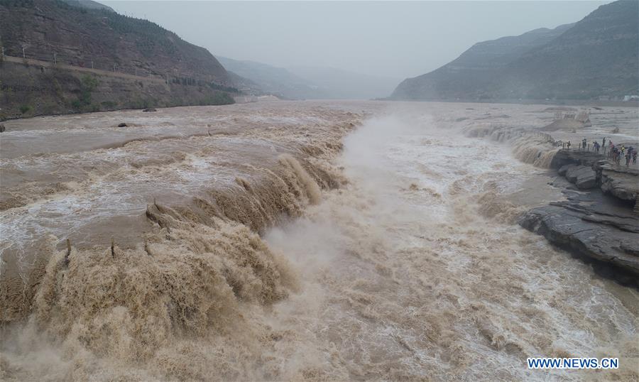 CHINA-SHAANXI-HUKOU WATERFALL (CN)