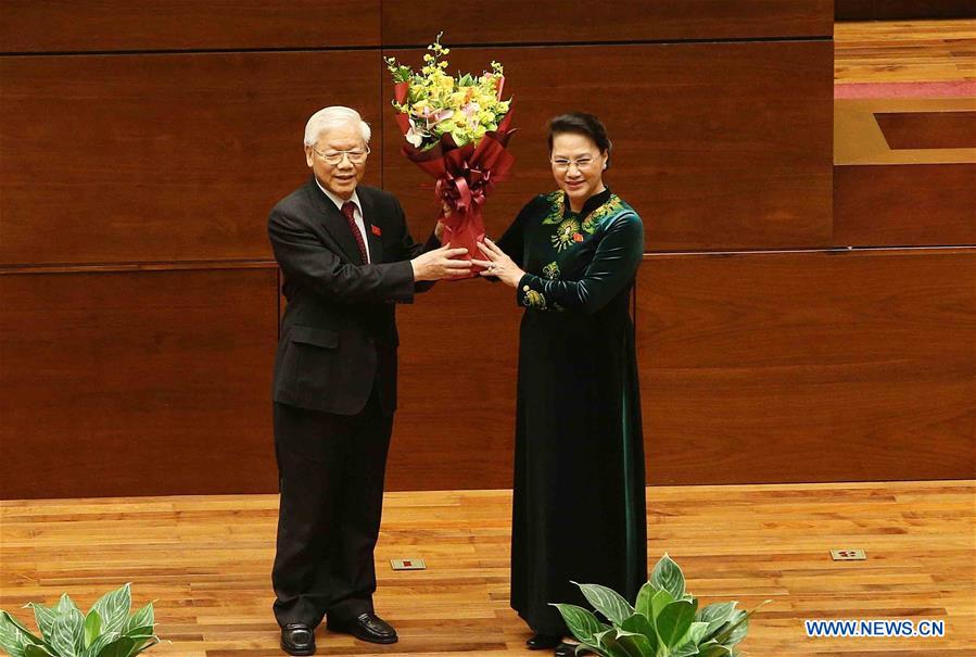 VIETNAM-HANOI-NEWLY ELECTED PRESIDENT-NGUYEN PHU TRONG