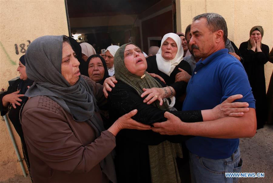 MIDEAST-WEST BANK-TUBAS-FUNERAL