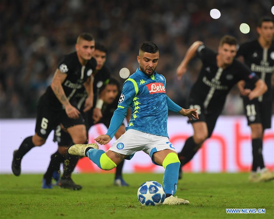 (SP)ITALY-NAPLES-SOCCER-UEFA CHAMPIONS LEAGUE-NAPOLI VS PSG