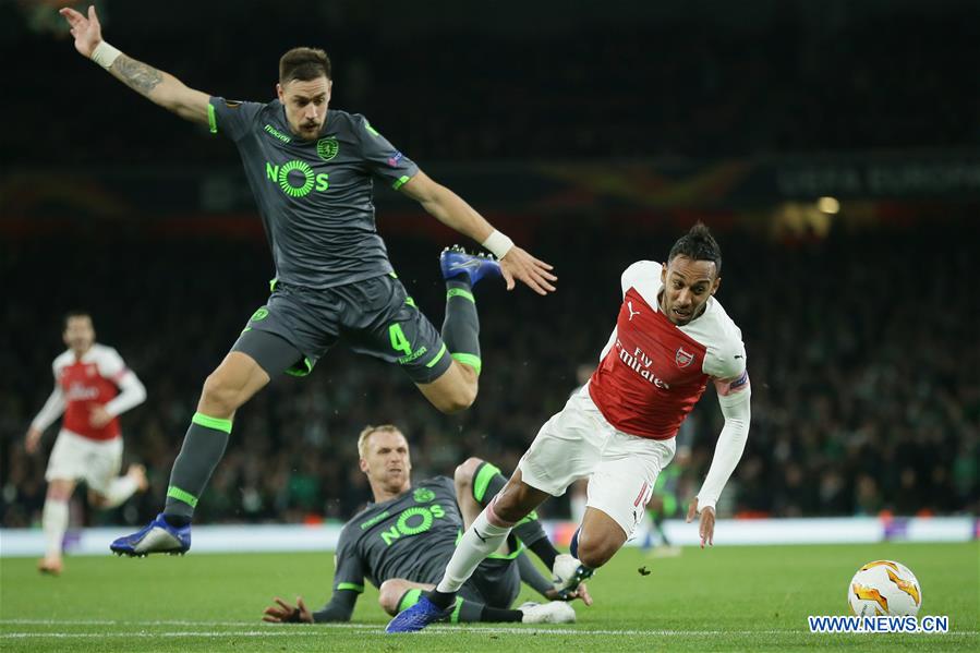 (SP) BRITAIN-LONDON-FOOTBALL-EUROPA LEAGUE-ARSENAL VS SPORTING LISBON