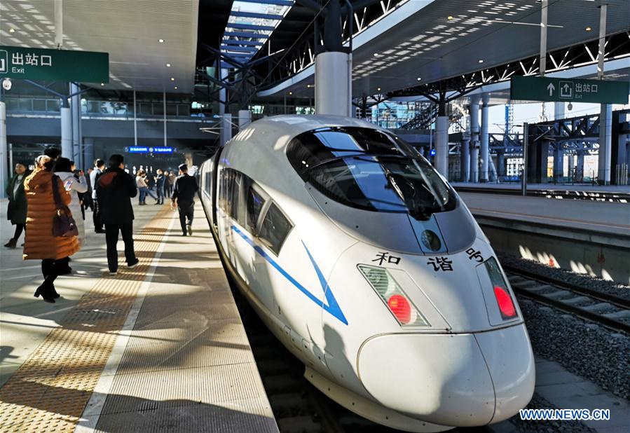 #CHINA-JINAN-QINGDAO HIGH-SPEED RAILWAY-TEST RUN (CN)