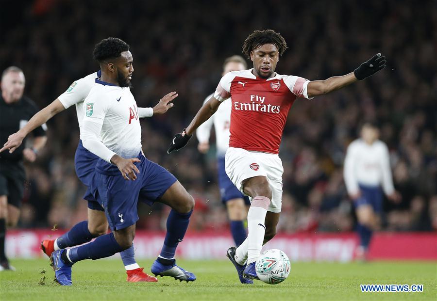 (SP)BRITAIN-LONDON-FOOTBALL-CARABAO CUP-ARSENAL VS TOTTENHAM HOTSPUR