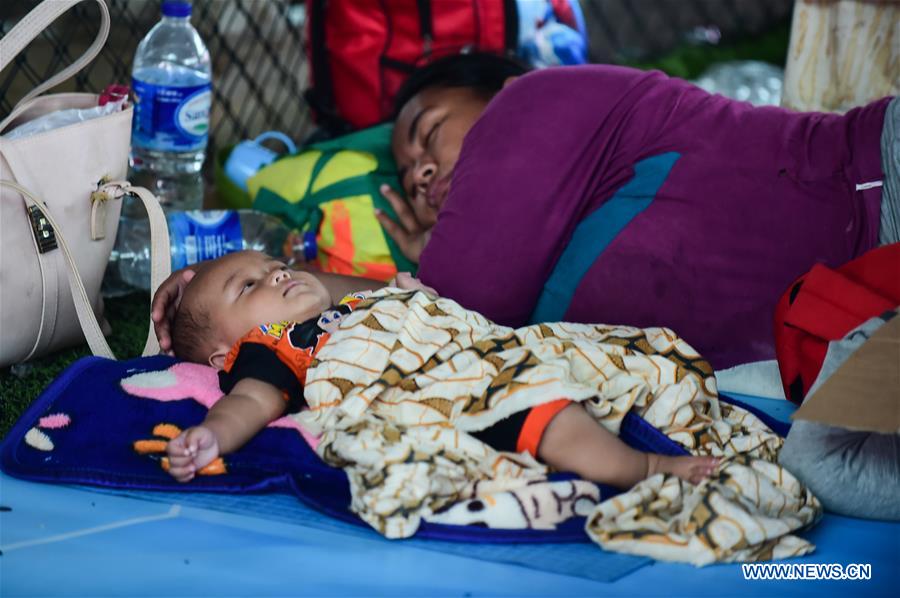 INDONESIA-BANTEN-TSUNAMI-TEMPORARY SHELTER