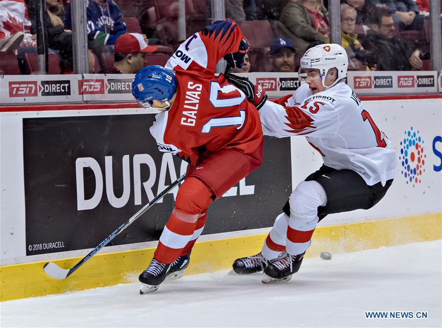 (SP)CANADA-VANCOUVER-INTERNATIONAL-ICE HOCKEY-IIHF WORLD JUNIOR CHAMPIONSHIP-CZECH REPUBLIC VS SWITZERLAND