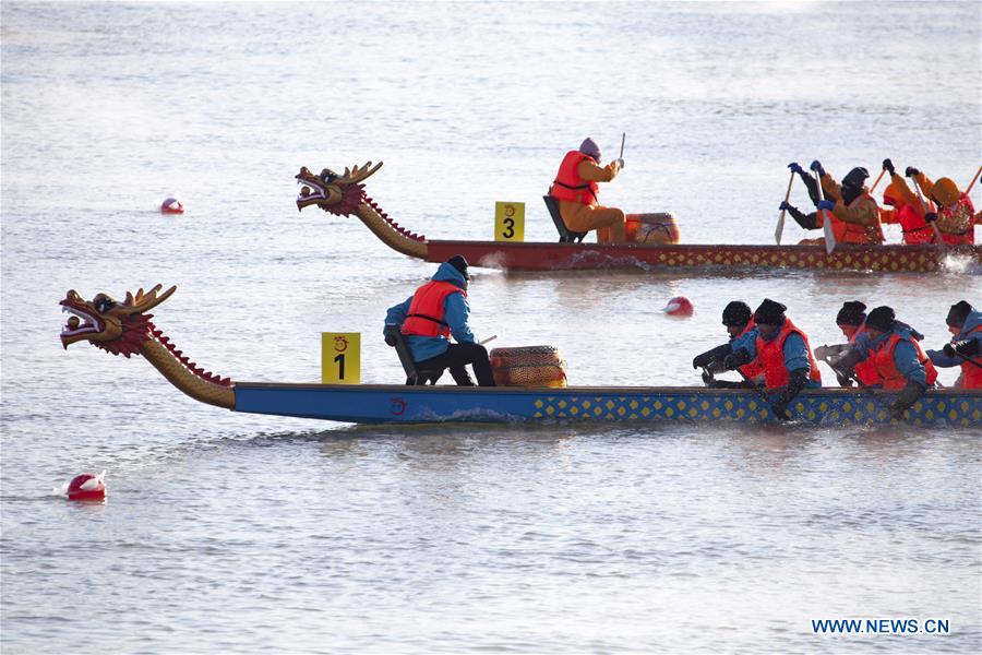 #CHINA-JILIN-WINTER-DRAGON BOAT (CN)