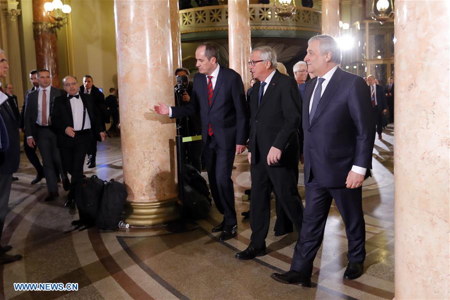 ROMANIA-BUCHAREST-EU COUNCIL-PRESIDENCY-INAUGURATION CEREMONY