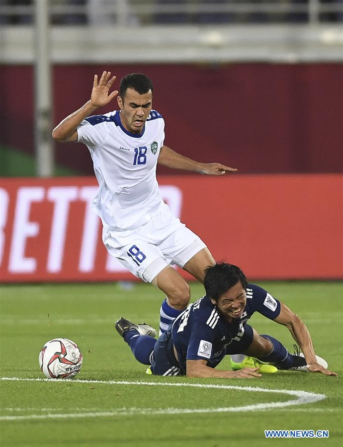 (SP)UAE-AL AIN-SOCCER-AFC ASIAN CUP 2019-GROUP F-JAPAN VS UZBEKISTAN