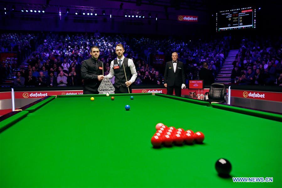 (SP) BRITAIN-LONDON-SNOOKER-MASTERS 2019-O'SULLIVAN VS TRUMP