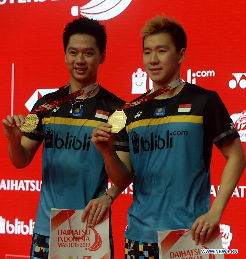 (SP)INDONESIA-JAKARTA-BADMINTON-INDONESIA MASTERS 2019