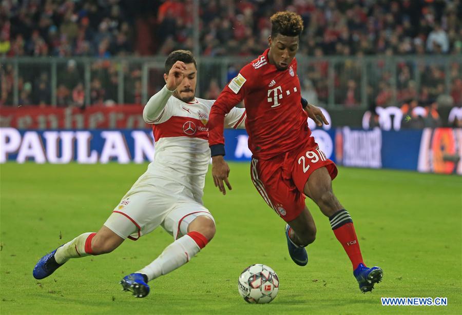 (SP)GERMANY-MUNICH-SOCCER-BUNDESLIGA-BAYERN MUNICH VS STUTTGART