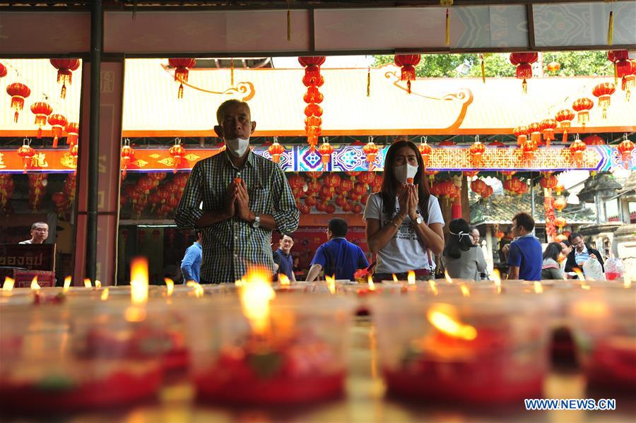 THAILAND-BANGKOK-TEMPLE-CHINESE LUNAR NEW YEAR