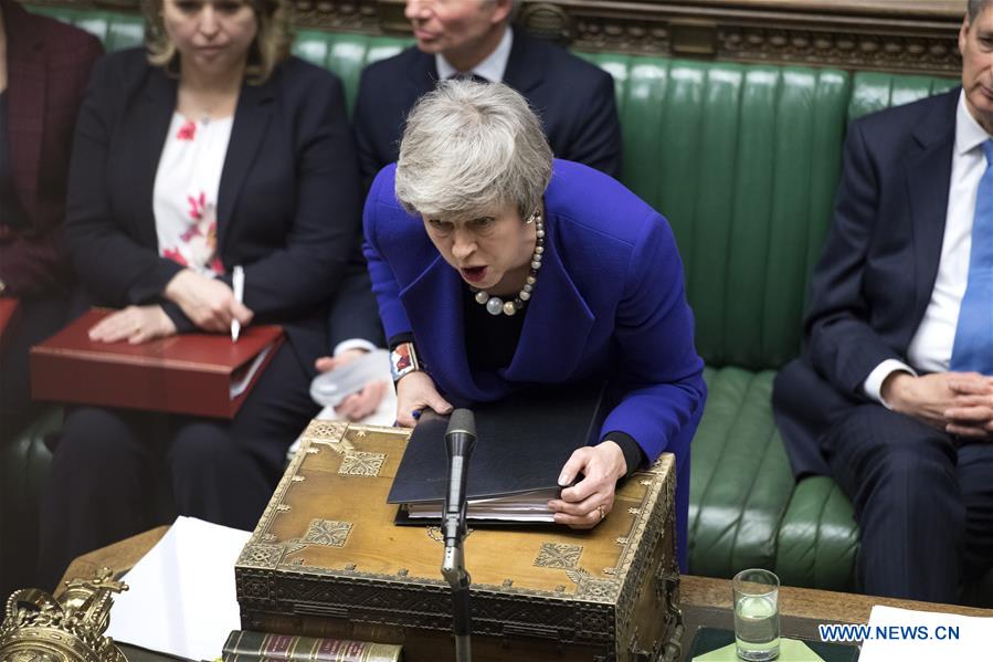 BRITAIN-LONDON-THERESA MAY-BREXIT DEAL-PM QUESTION TIME