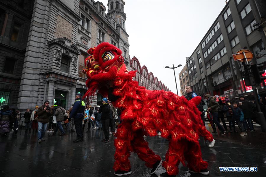 BELGIUM-ANTWERP-CHINESE LUNAR NEW YEAR-PARADE