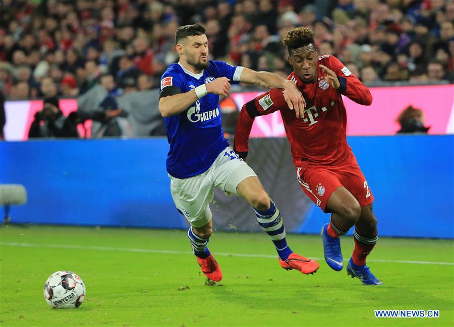 (SP)GERMANY-MUNICH-SOCCER-BUNDESLIGA-BAYERN MUNICH VS SCHALKE 04