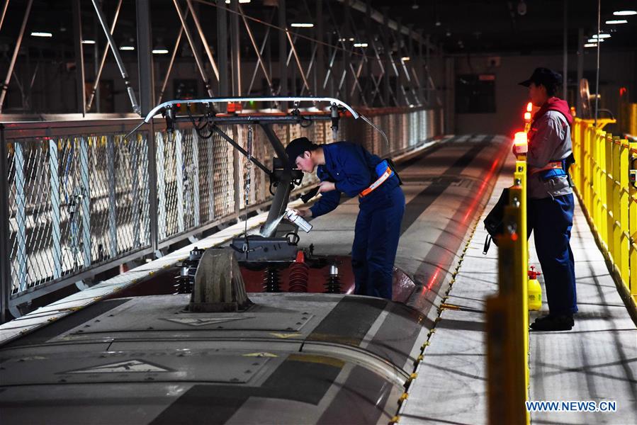 CHINA-SHANDONG-HIGH SPEED TRAIN-MAINTENANCE (CN)