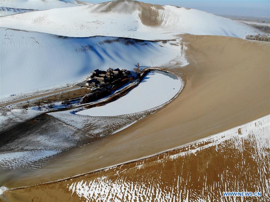 CHINA-AERIAL VIEW-SNOW (CN)