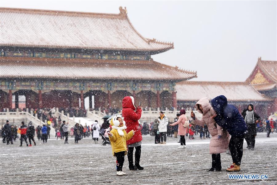 (InPalaceMuseum)CHINA-BEIJING-PALACE MUSEUM-SNOW (CN)