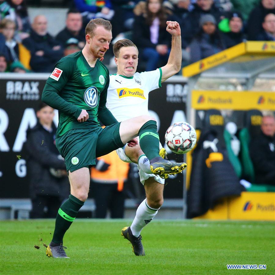 (SP)GERMANY-MOENCHENGLADBACH-SOCCER-BUNDESLIGA-MOENCHENGLADBACH VS WOLFSBURG