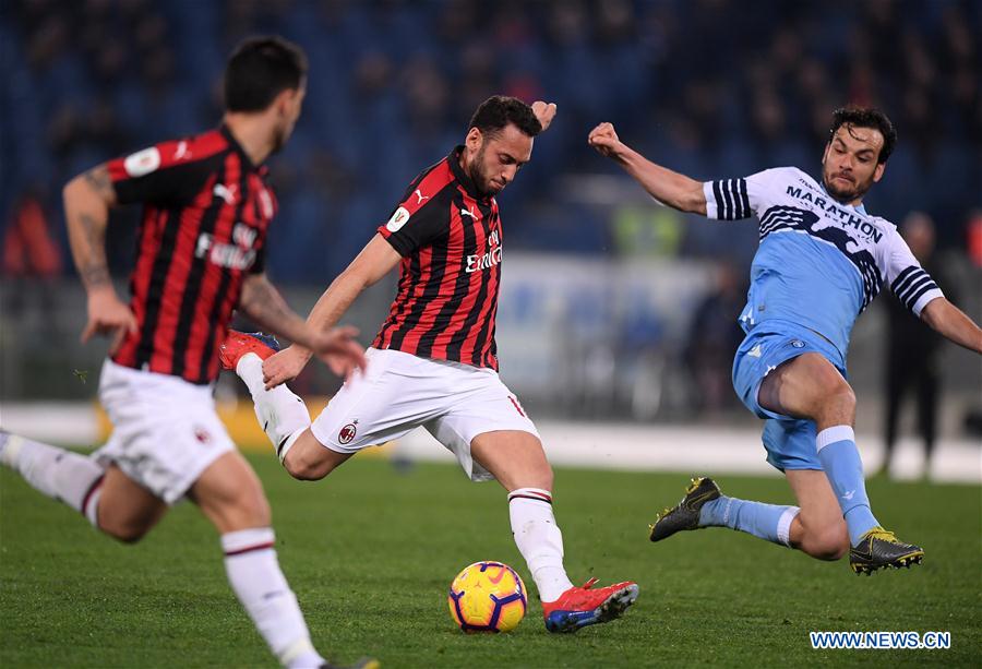 (SP)ITALY-ROME-SOCCER-ITALIAN CUP-AC MILAN VS LAZIO