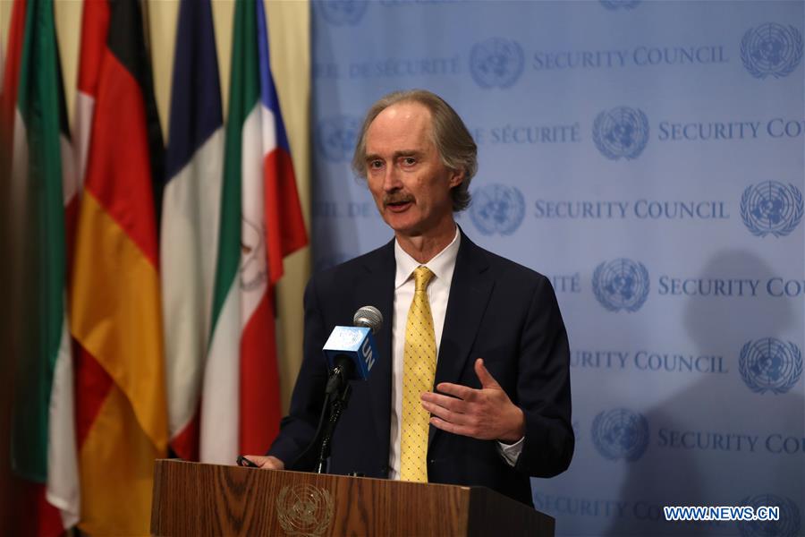 UN-SYRIA-SPECIAL ENVOY-PRESS ENCOUNTER