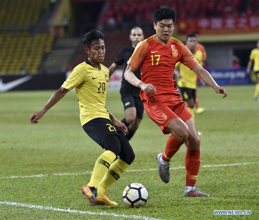 (SP)MALAYSIA-KUALA LUMPUR-FOOTBALL-AFC U23 CHAMPIONSHIP QUALIFIERS-GROUP J-CHN VS MYS