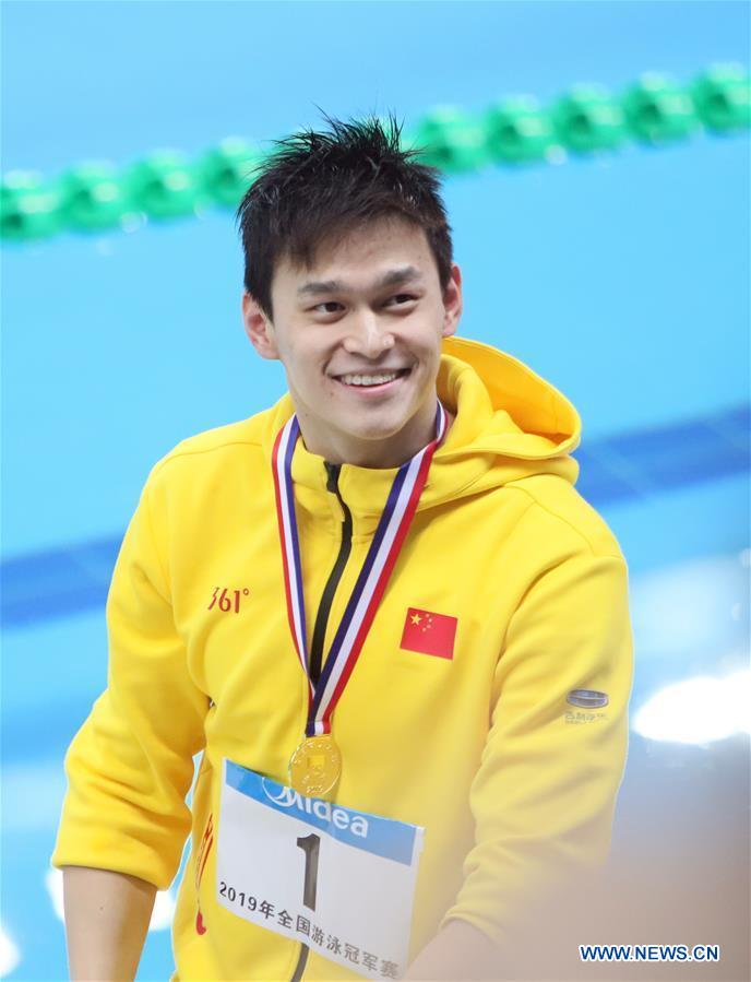 (SP)CHINA-QINGDAO-SWIMMING-NATIONAL CHAMPIONSHIPS-SUN YANG