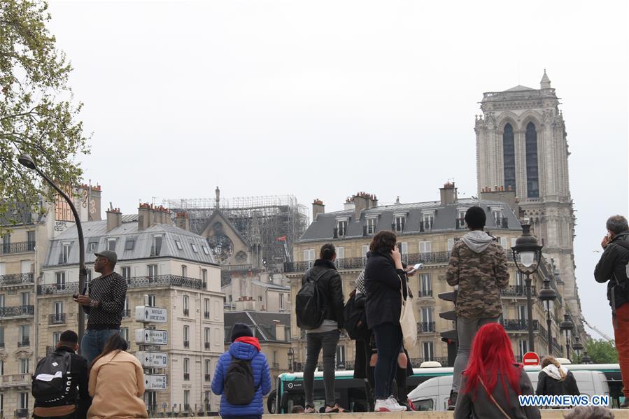 FRANCE-PARIS-NOTRE DAME CATHEDRAL-AFTERMATH