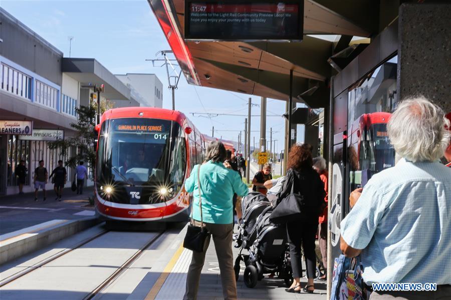 AUSTRALIA-CANBERRA-LIGHT RAIL-TRIAL