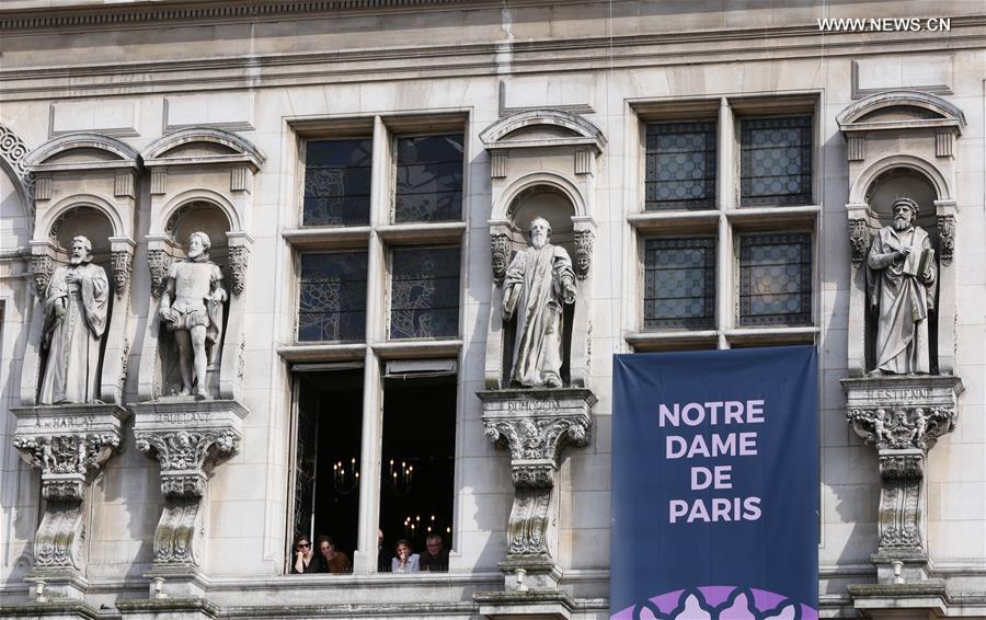 FRANCE-PARIS-NOTRE DAME DE PARIS-COMMEMORATION CEREMONY